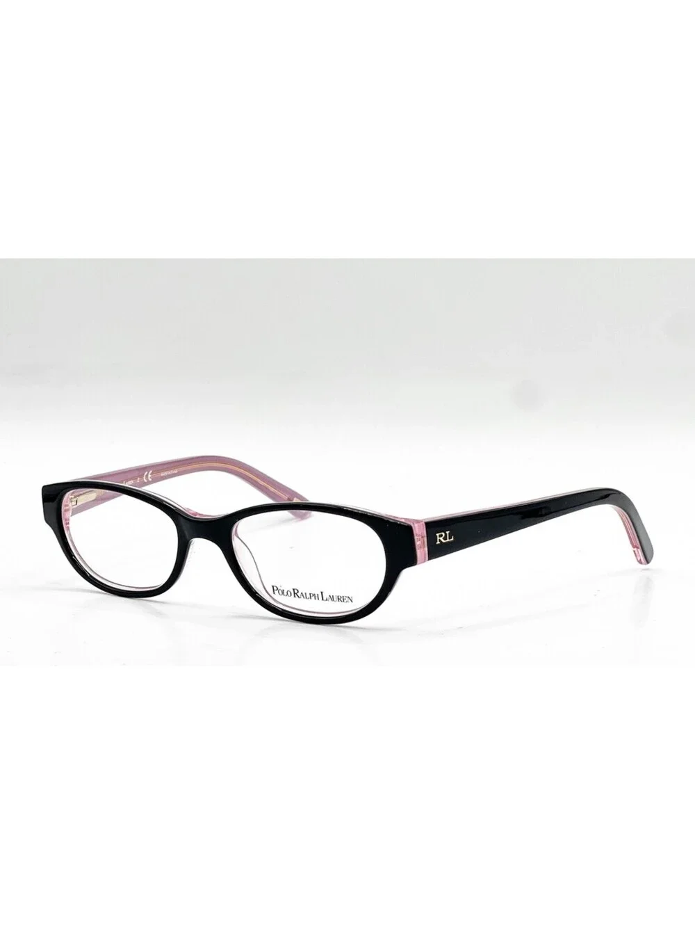 Polo Ralph Lauren 8519 1013 Black Pink Cat Eye Eyeglass Frames 44-15-125